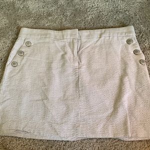 Jcrew size 12 seersucker skirt